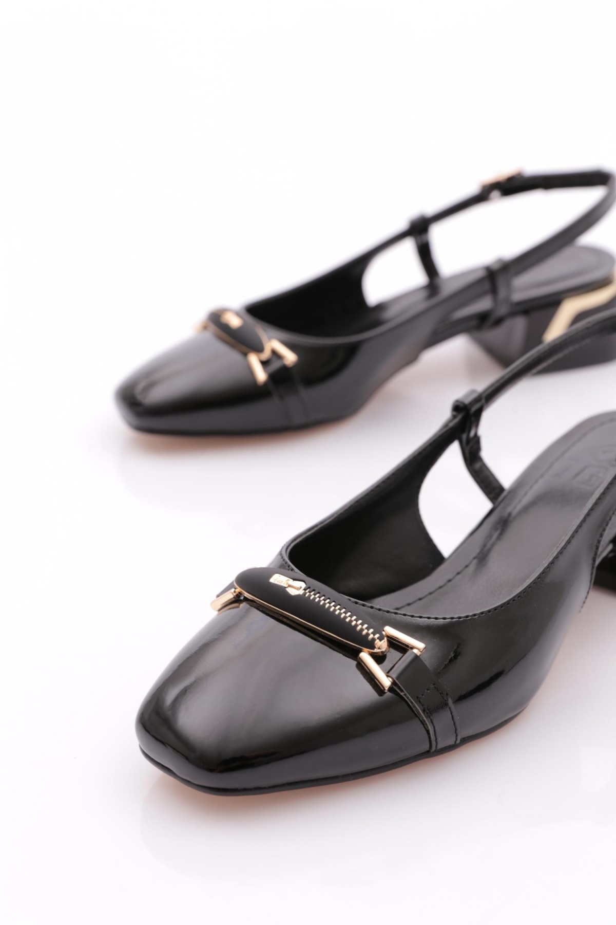 25724 Kadin Tokali Topuklu Ayakkabi - Görsel 5