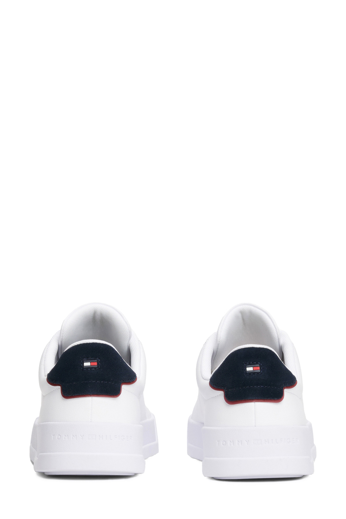 Tommy Hilfiger TH COURT LTH DETAIL ESS Beyaz Erkek Sneaker - Görsel 5