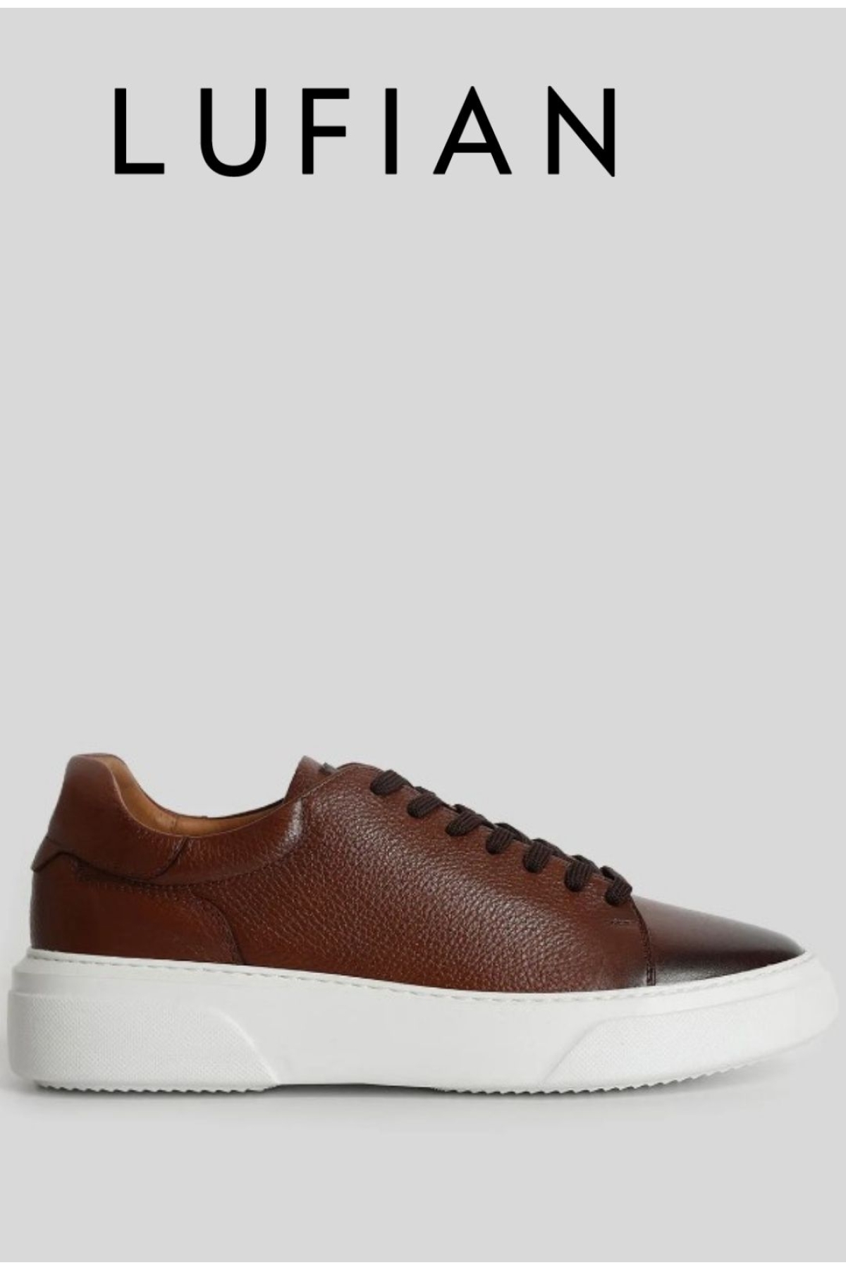 111230187 Tommy Casual Deri Erkek Sneaker Ayakkabı - Görsel 4