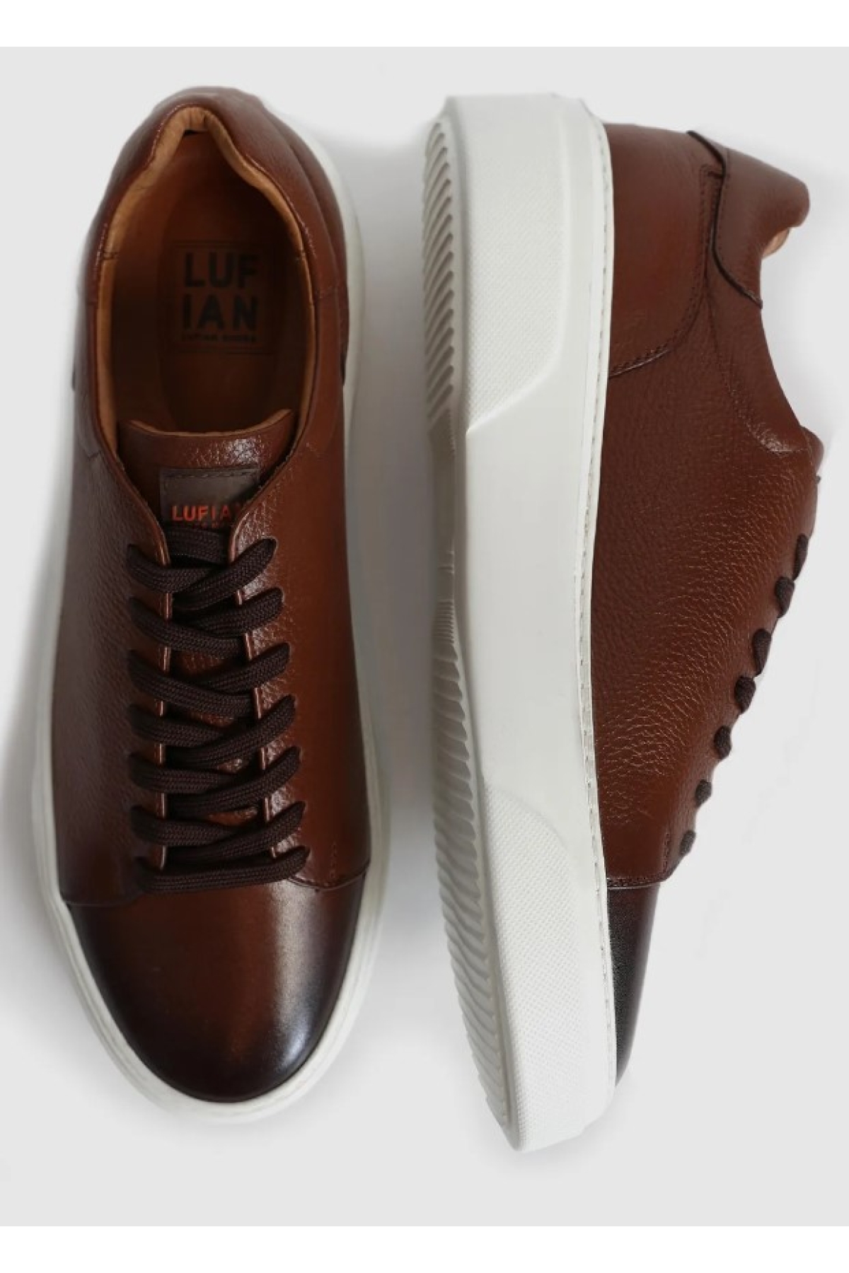 111230187 Tommy Casual Deri Erkek Sneaker Ayakkabı - Görsel 8