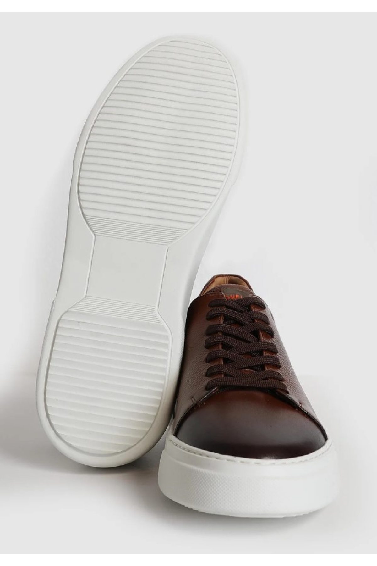 111230187 Tommy Casual Deri Erkek Sneaker Ayakkabı - Görsel 9