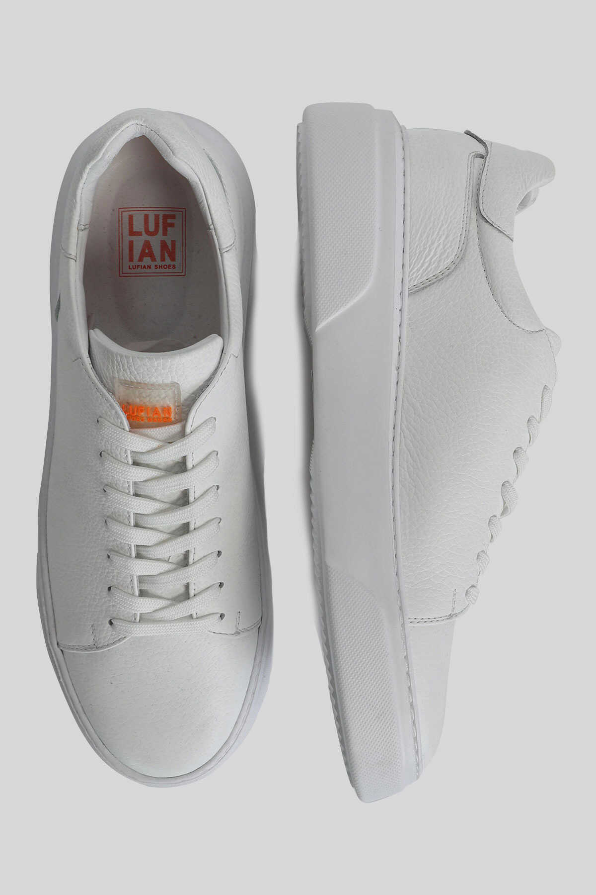 111230187 Tommy Casual Deri Erkek Sneaker Ayakkabı - Görsel 7