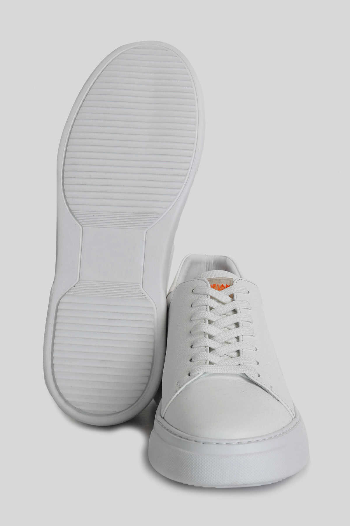 111230187 Tommy Casual Deri Erkek Sneaker Ayakkabı - Görsel 8