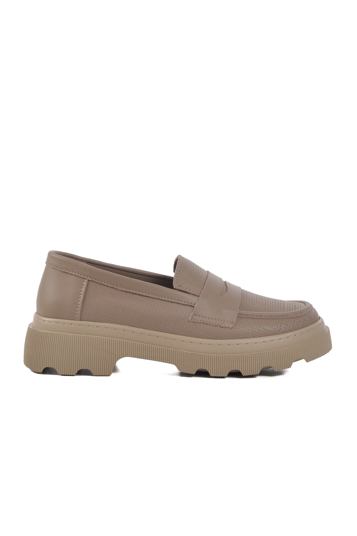 Vizon Hakiki Deri Kadın Casual Ayakkabı 2402-1 Z - Görsel 2