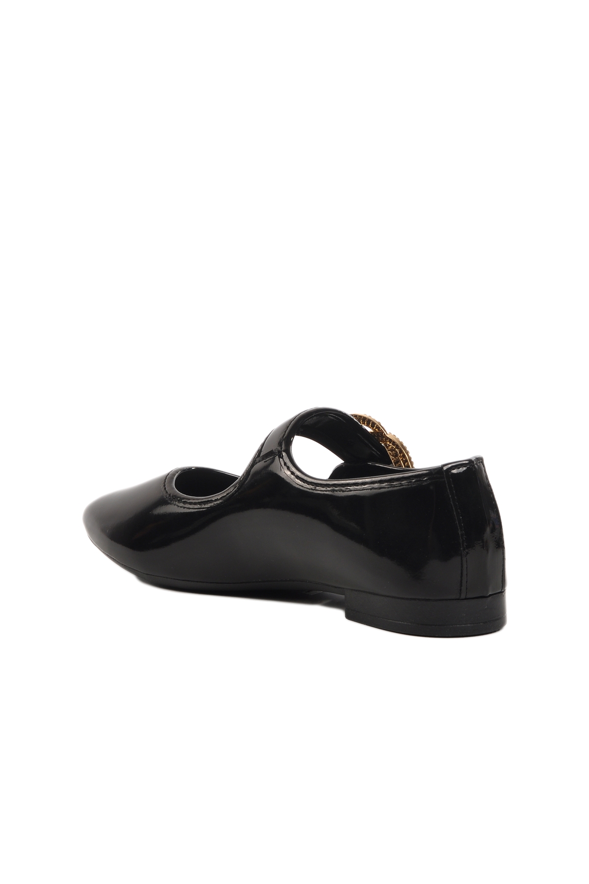 Siyah Rugan Taşlı Hafif Kadın Abiye Ayakkabı 354156 Z - Görsel 5