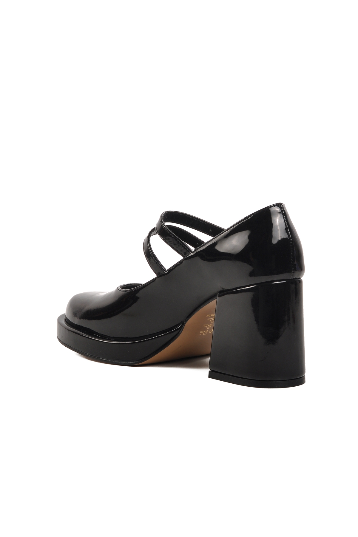 Siyah Platform Topuk Kadın Abiye Ayakkabı 336526 Z - Görsel 5