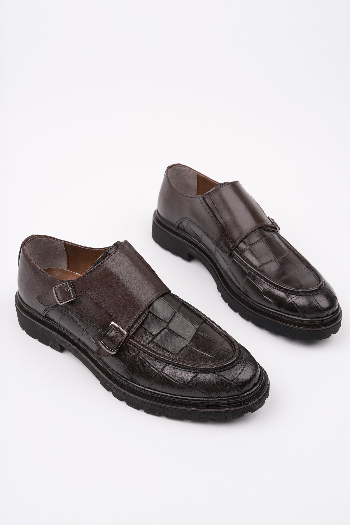 DİEGO Klasik Hakiki Deri Günlük Ortopedik Erkek Casual Ayakkabı - Görsel 3