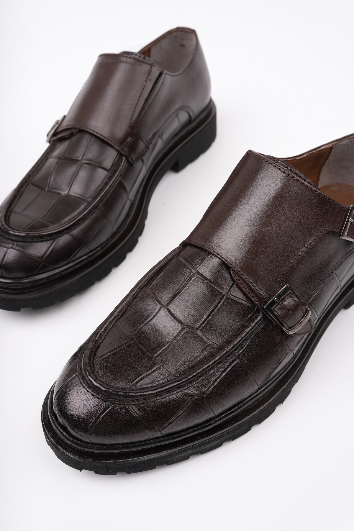 DİEGO Klasik Hakiki Deri Günlük Ortopedik Erkek Casual Ayakkabı - Görsel 4