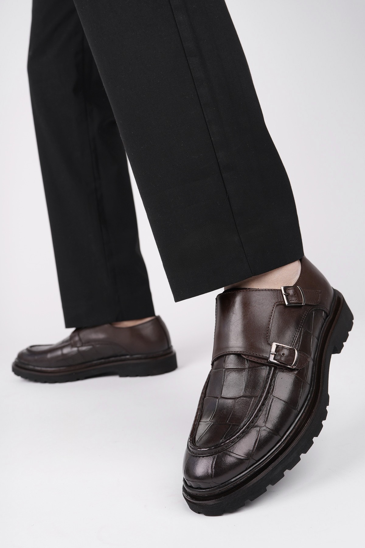 DİEGO Klasik Hakiki Deri Günlük Ortopedik Erkek Casual Ayakkabı - Görsel 7