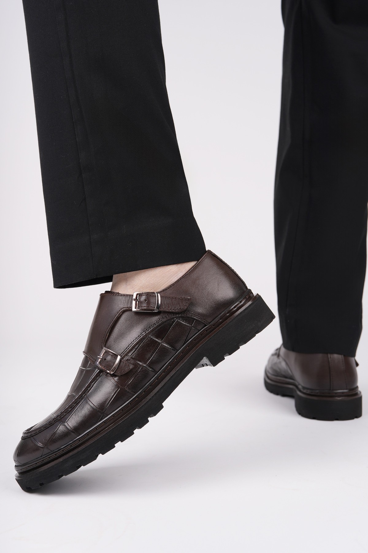 DİEGO Klasik Hakiki Deri Günlük Ortopedik Erkek Casual Ayakkabı - Görsel 9