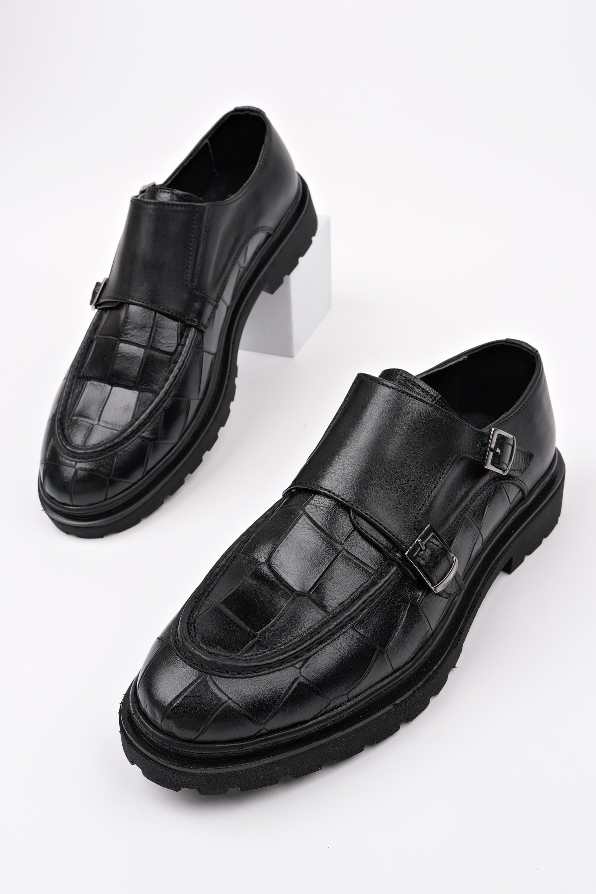 DİEGO Klasik Hakiki Deri Günlük Ortopedik Erkek Casual Ayakkabı - Görsel 4