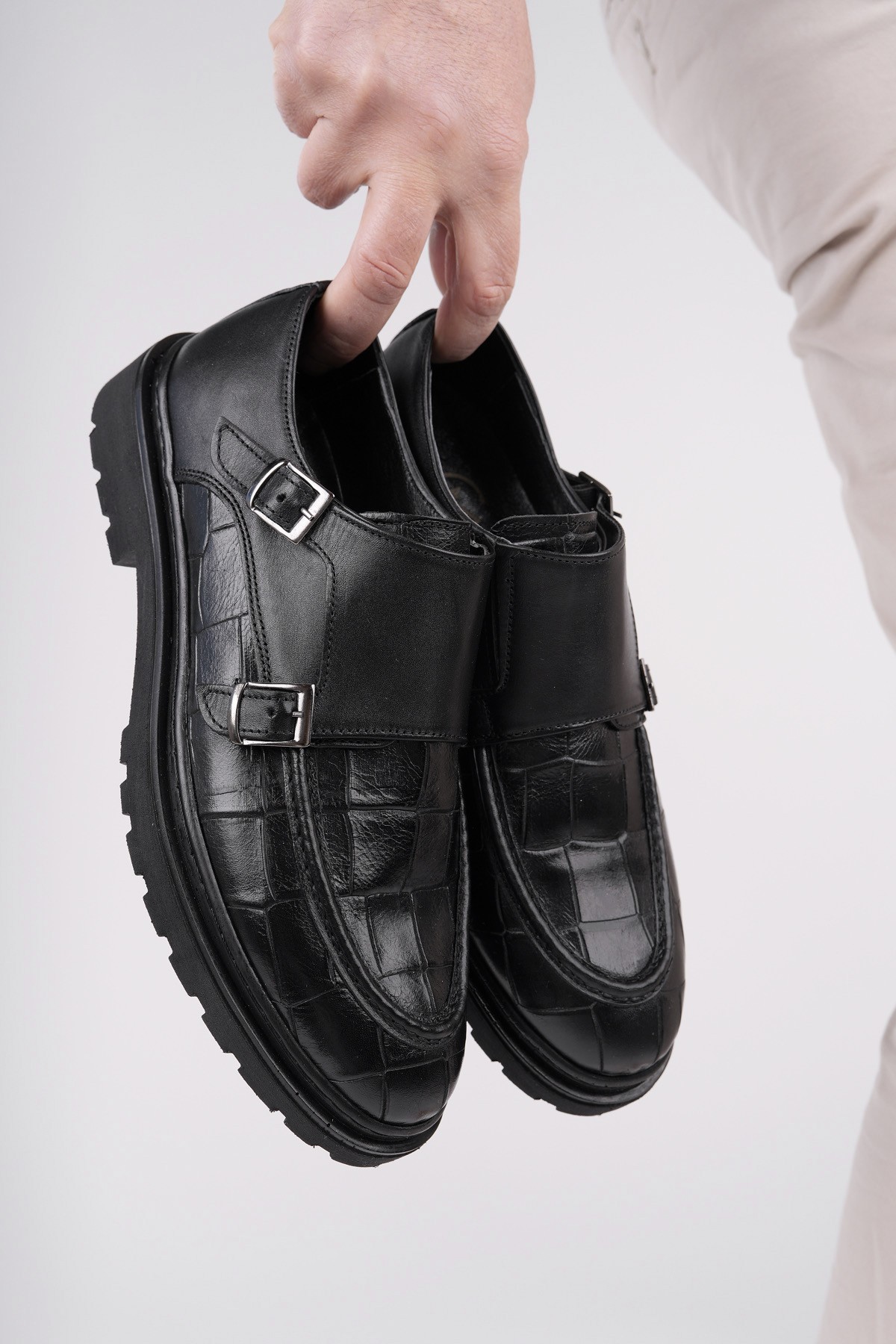 DİEGO Klasik Hakiki Deri Günlük Ortopedik Erkek Casual Ayakkabı - Görsel 6