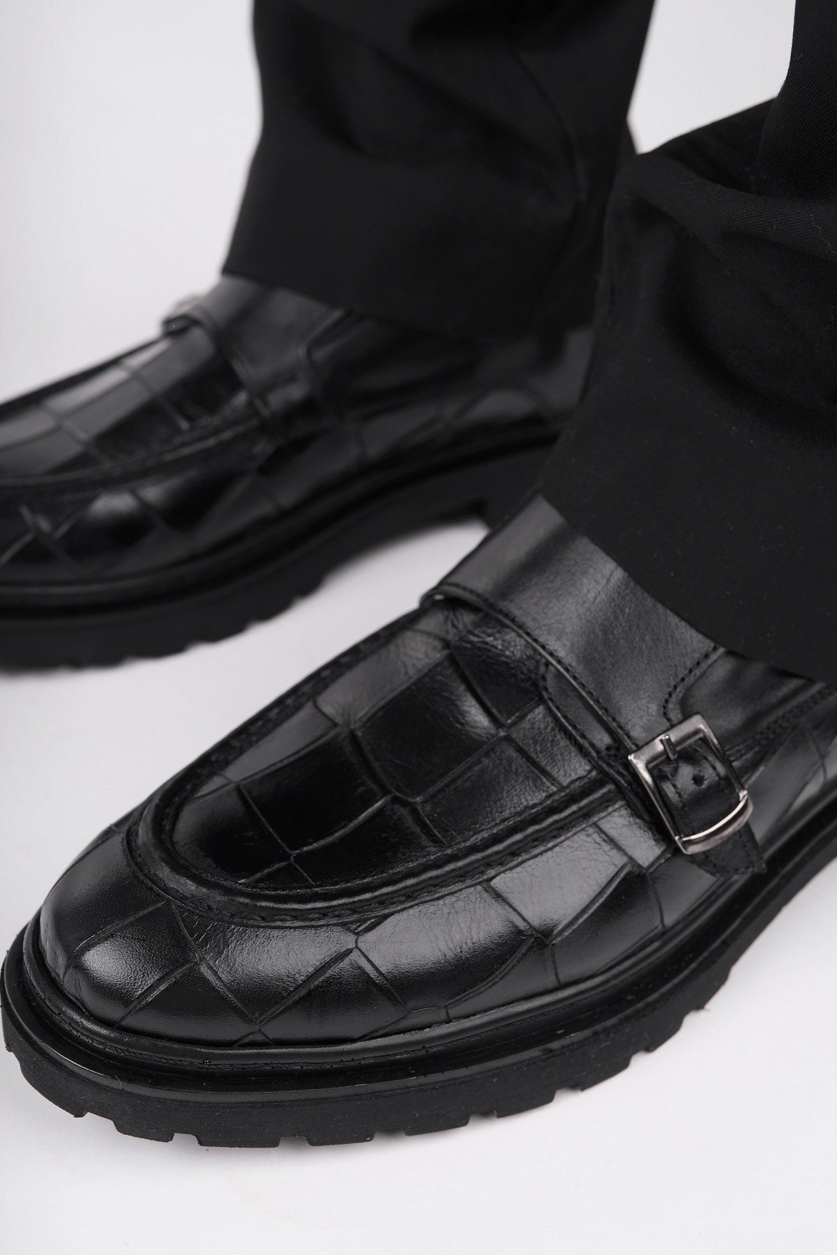 DİEGO Klasik Hakiki Deri Günlük Ortopedik Erkek Casual Ayakkabı - Görsel 8