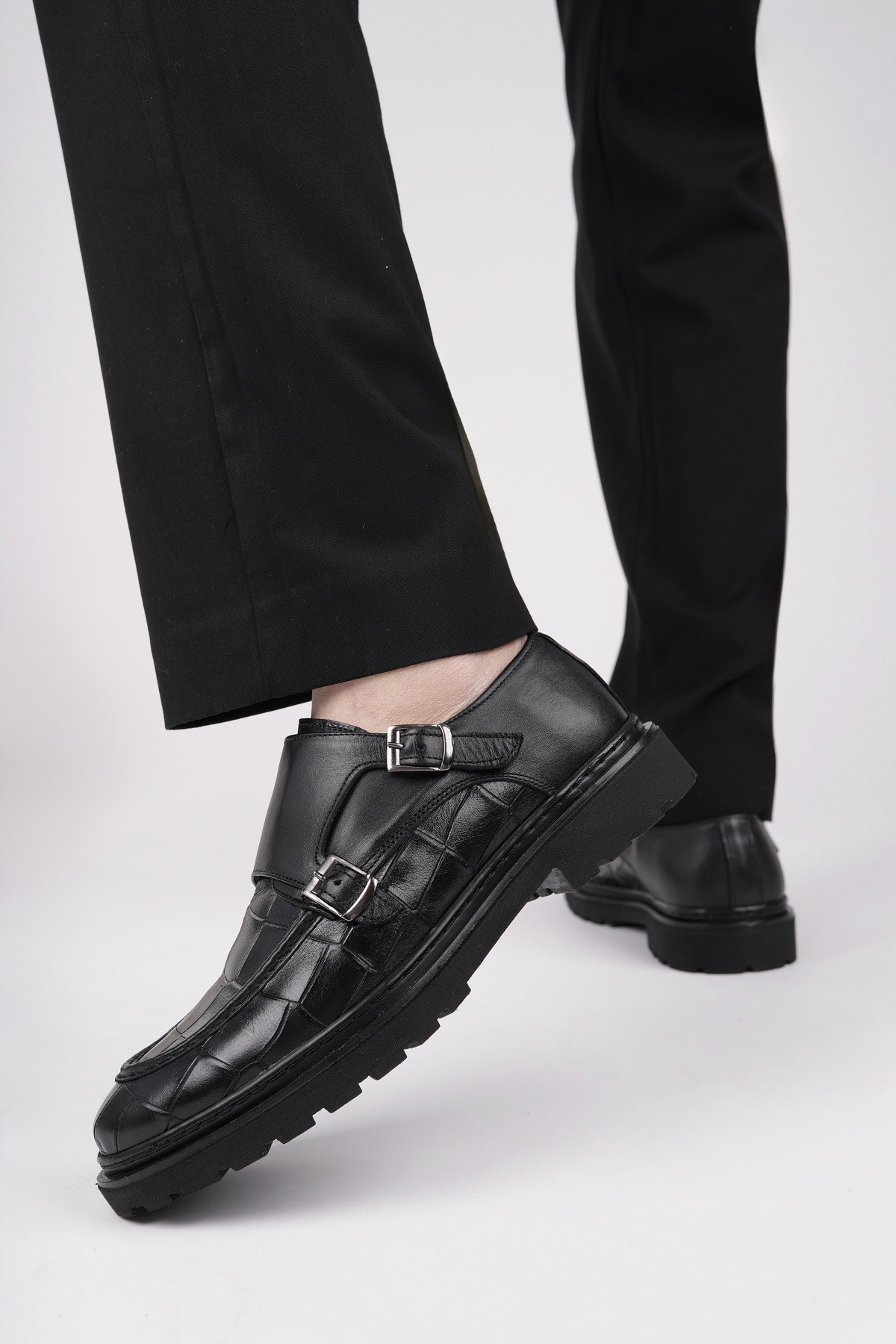 DİEGO Klasik Hakiki Deri Günlük Ortopedik Erkek Casual Ayakkabı - Görsel 9