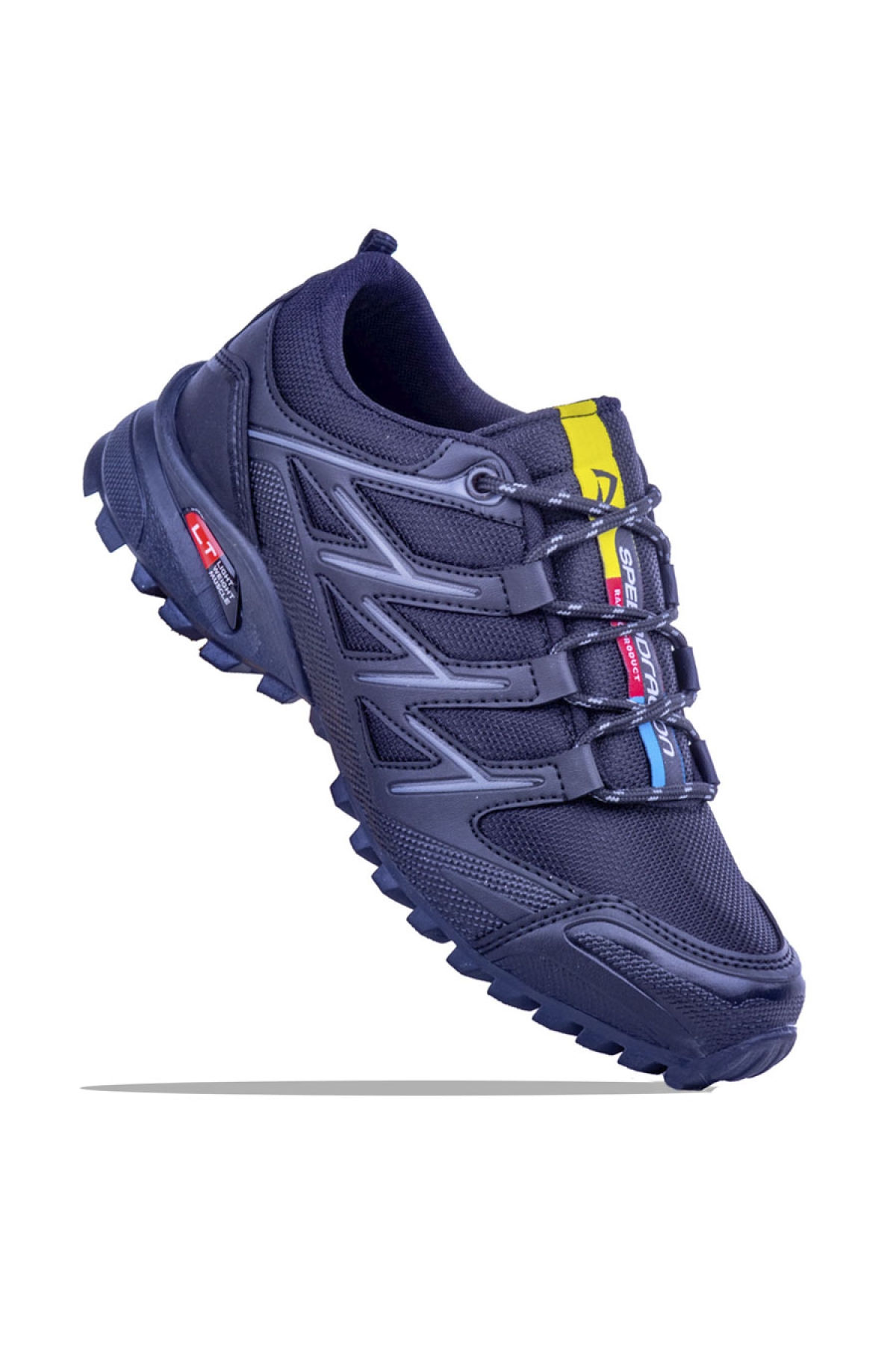 Enzo Unisex Spor Ayakkabı Siyah-siyah - Görsel 2