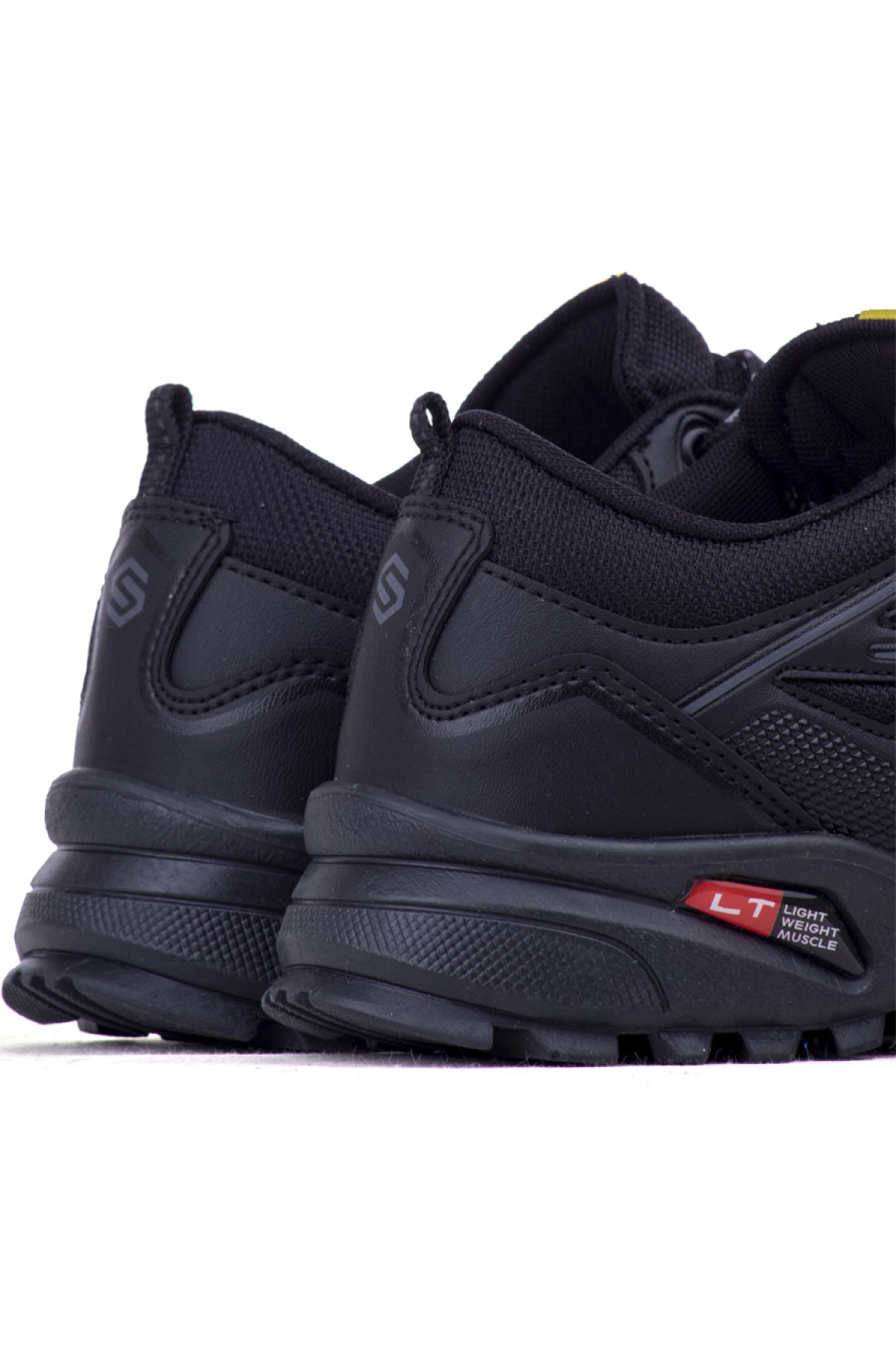 Enzo Unisex Spor Ayakkabı Siyah-siyah - Görsel 4