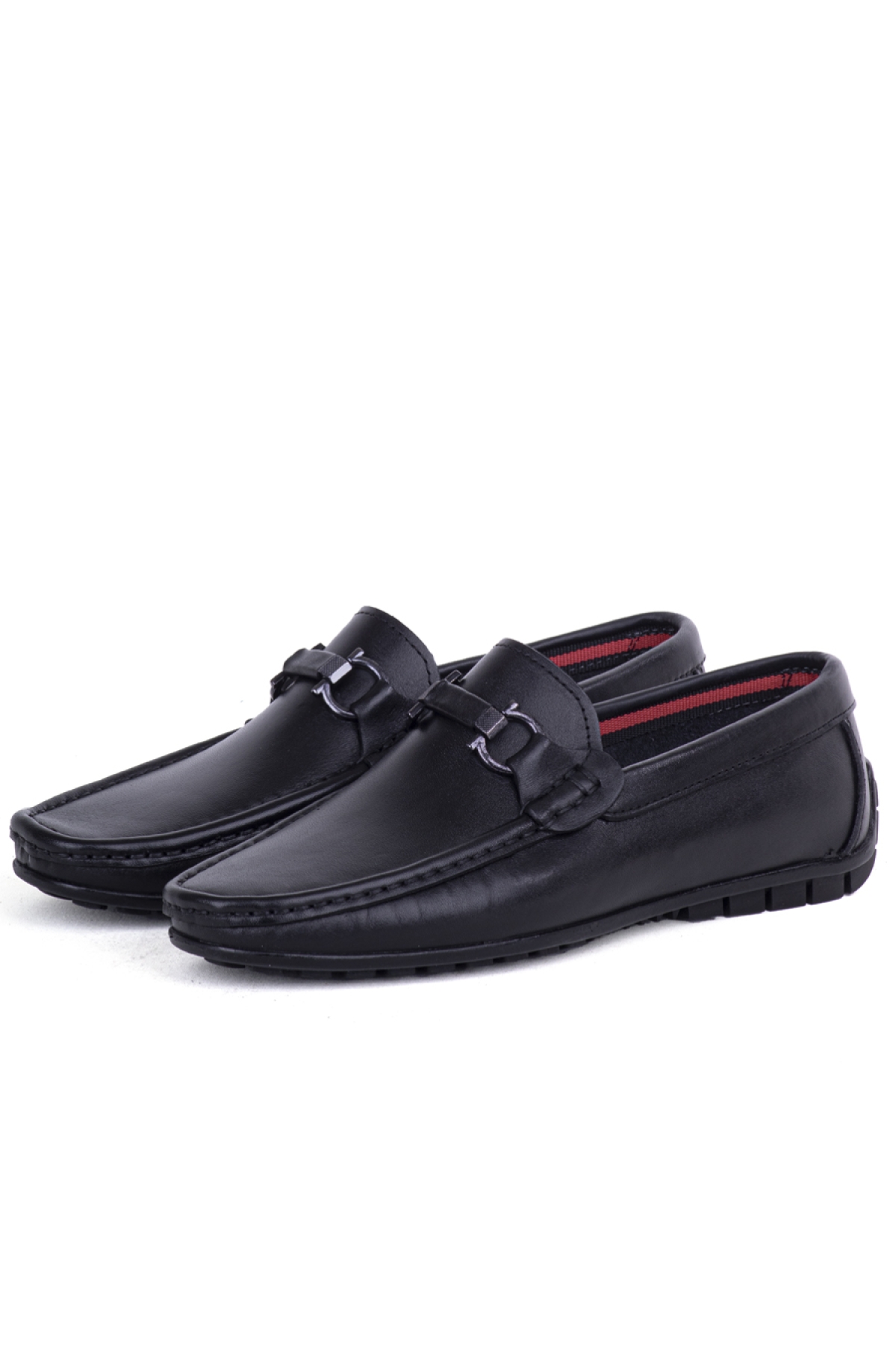 Loafer Erkek Babet Hakiki Deri Ayakkabı -4630 4639-siyah - Görsel 4