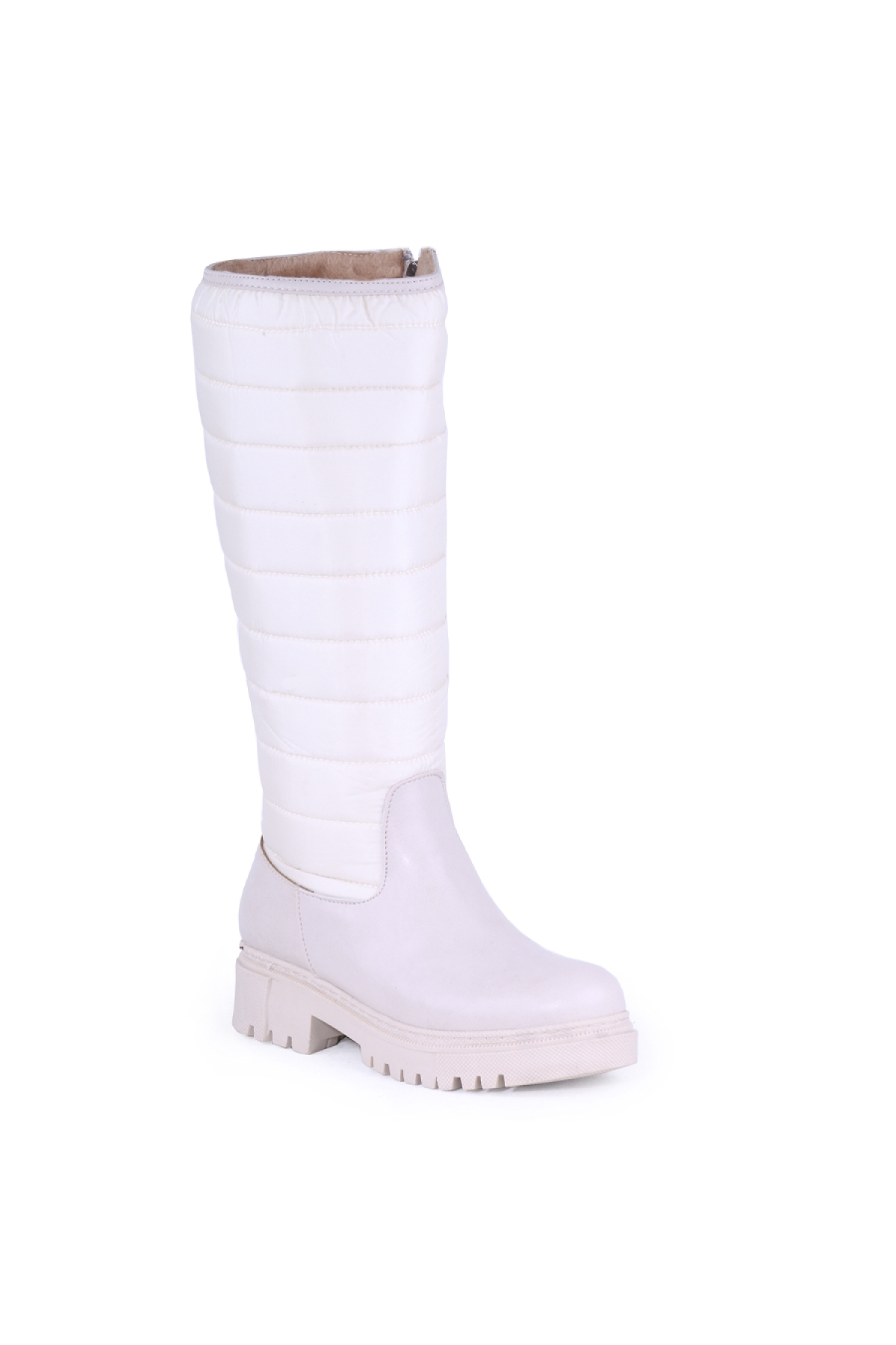 Ghattix Günlük Termal Kadın Çizme Bej - Görsel 2