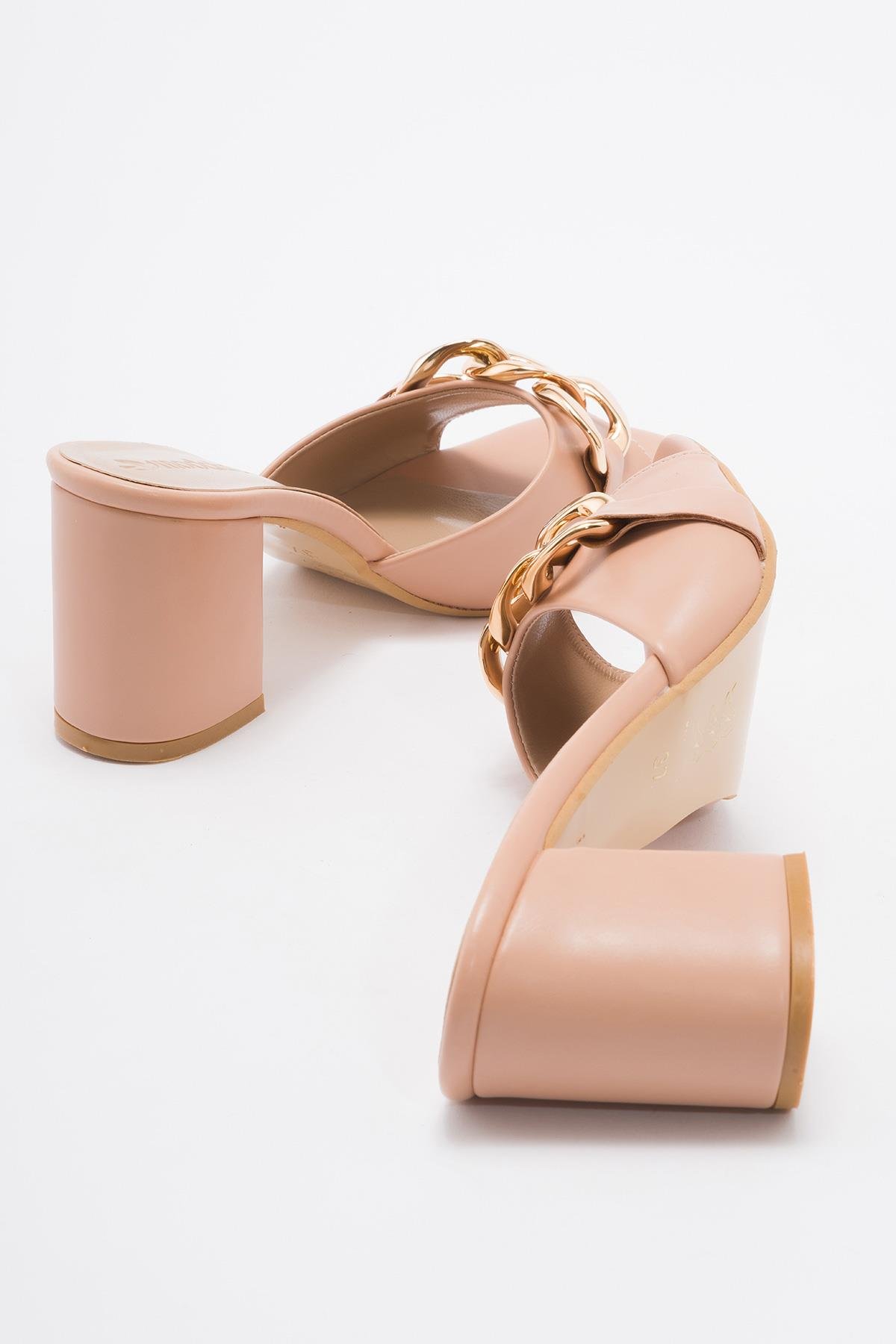 Kadın Tokalı Terlik NUDE CİLT - Görsel 5