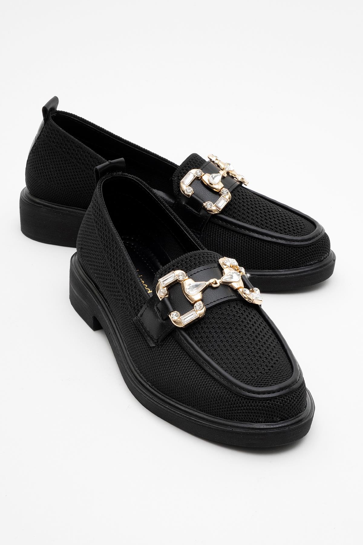 Kadın Tokalı Günlük Ayakkabı SİYAH - Görsel 2