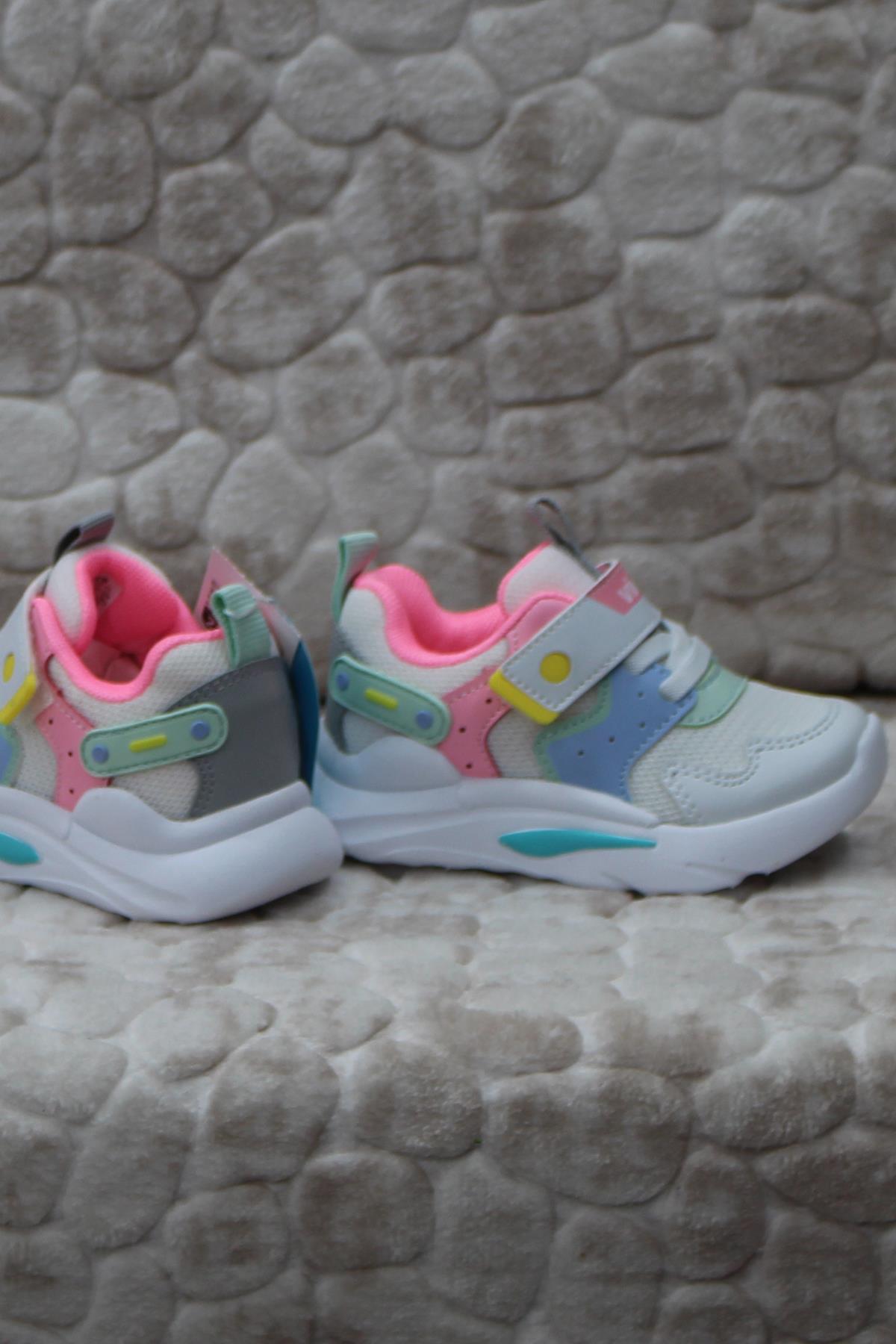 Vicco Vicco 346.P24Y.127 Birdy Beyaz Anatomik Esnek Hafif Kız Çocuk Ayakkabı Flo'da! Beyaz - 4. görsel