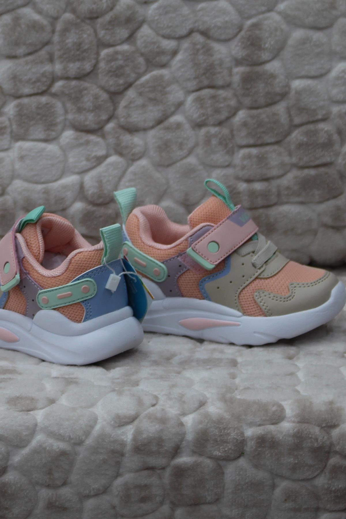 Vicco Vicco Pembe 346.B24Y.127 Birdy Pudra Anatomik Esnek Hafif Kız Çocuk Ayakkabı Flo'da! Pembe - 4. görsel