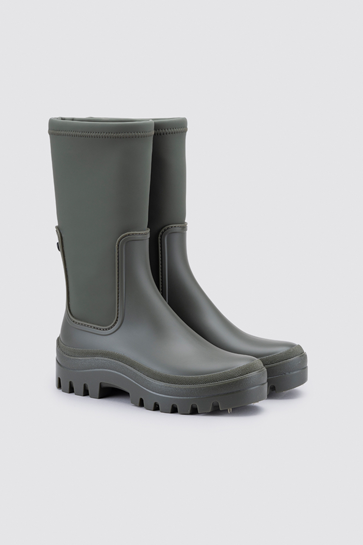 SOUL ENGOMADO Kadın Çizme Taş Gri - Görsel 3