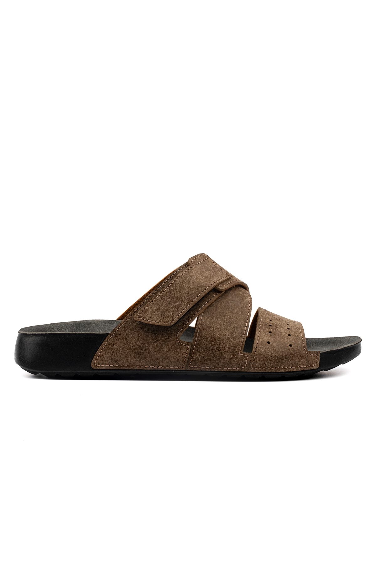 Edman Anatomik Ortopedik Bantlı Günlük Erkek Terlik - Görsel 2