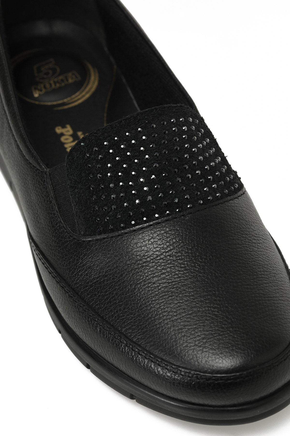 105205.Z5PR Siyah Kadın Düz Ayakkabı - Görsel 8