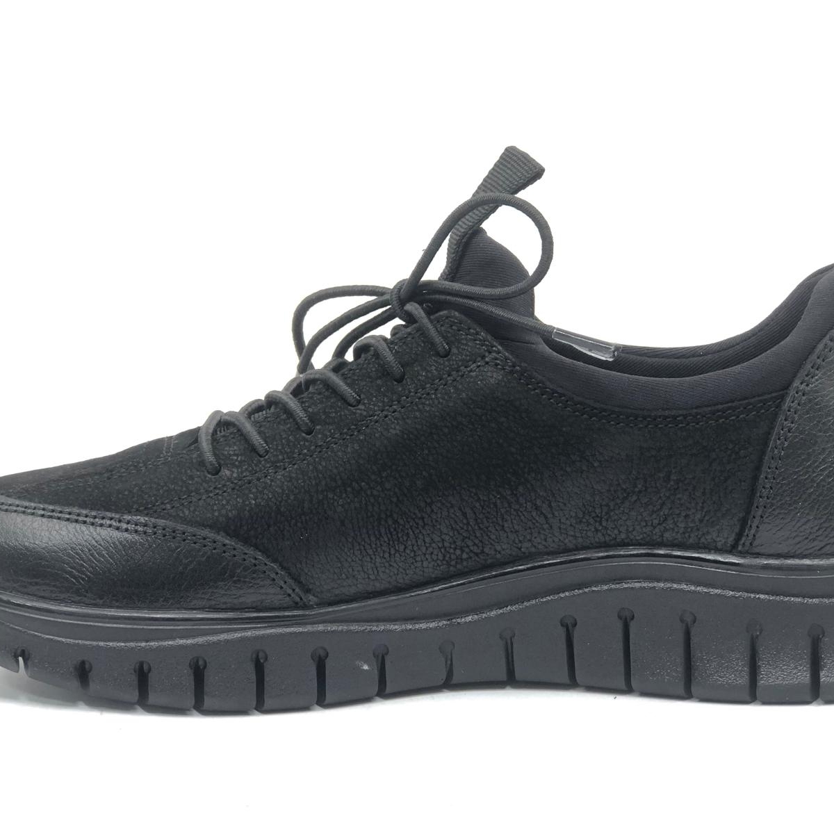 Bubi Hakiki Deri Ortopedik Kadın Casual Ayakkabı - Görsel 9