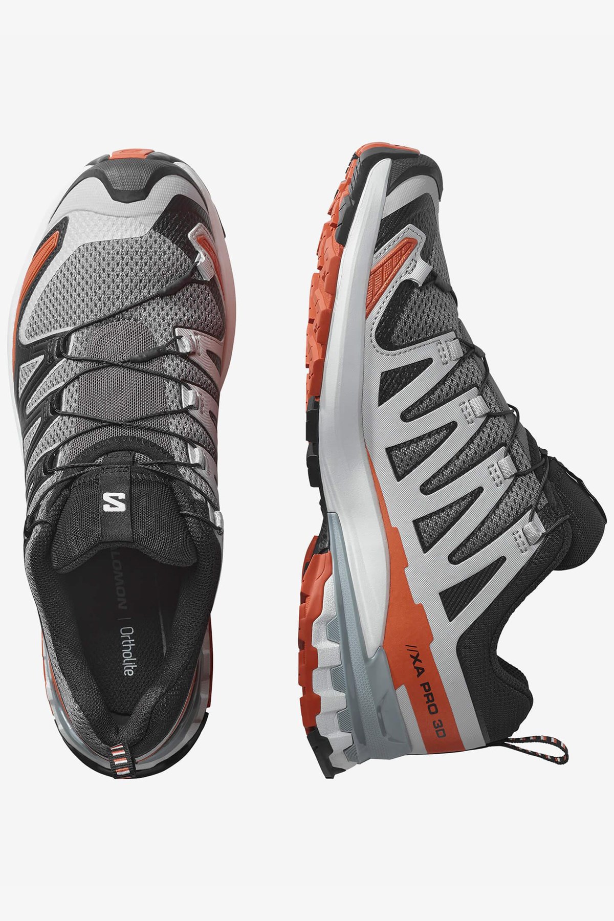 Salomon Salomon Gri Xa Pro 3D V9 Erkek Patika Koşusu Ayakkabı Outdoor Ayakkabı | Flo Gri - 3. görsel