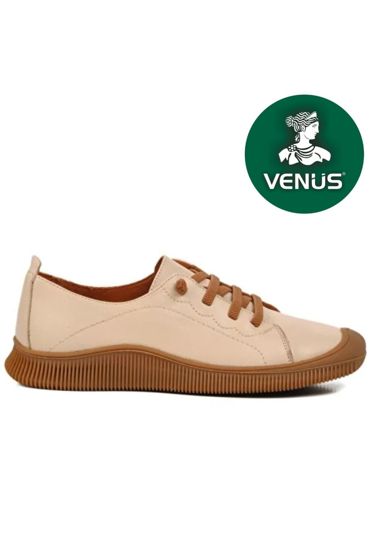 Mako Hakiki Deri Ortopedik Kadın Casual Ayakkabı - Görsel 3