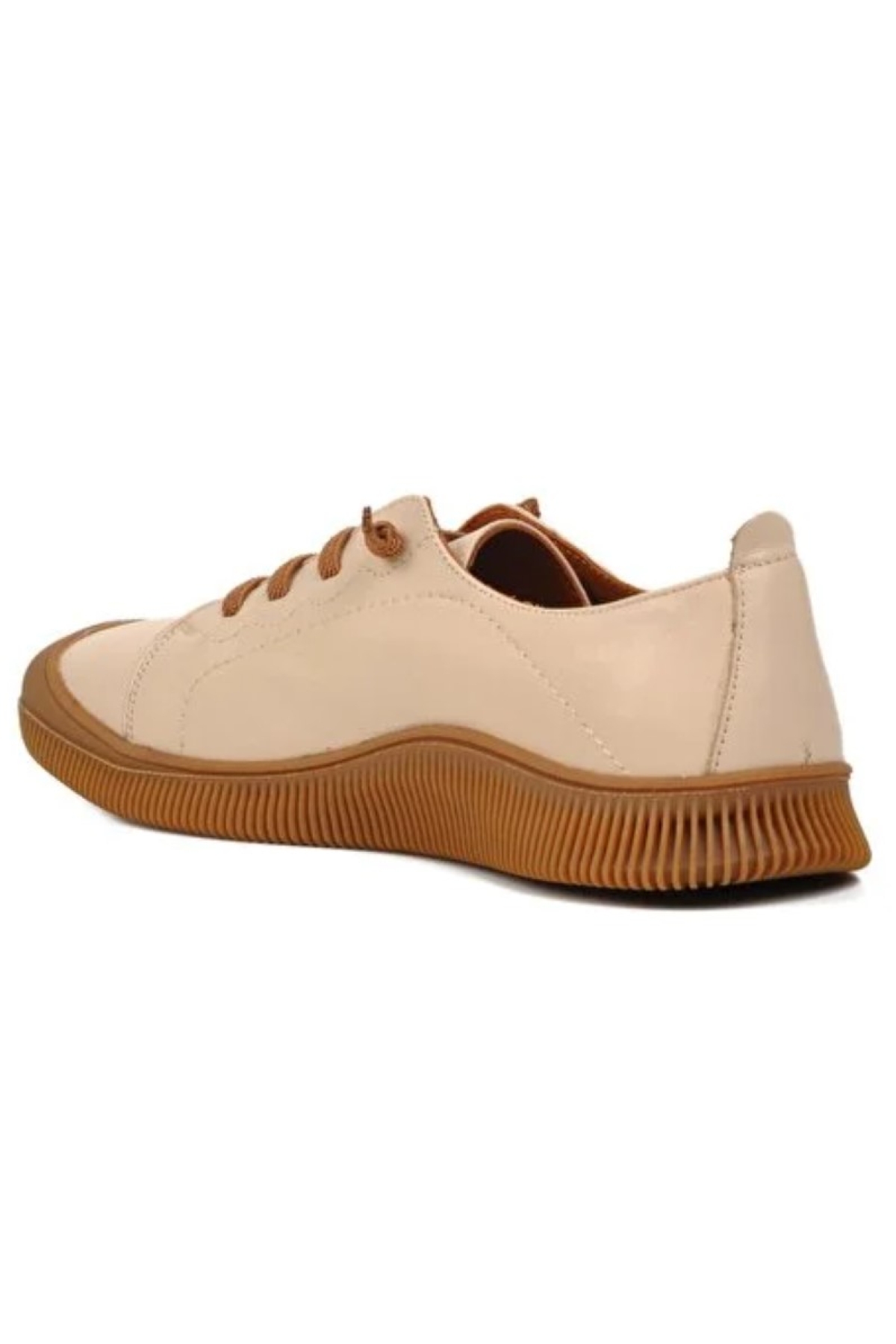 Mako Hakiki Deri Ortopedik Kadın Casual Ayakkabı - Görsel 6