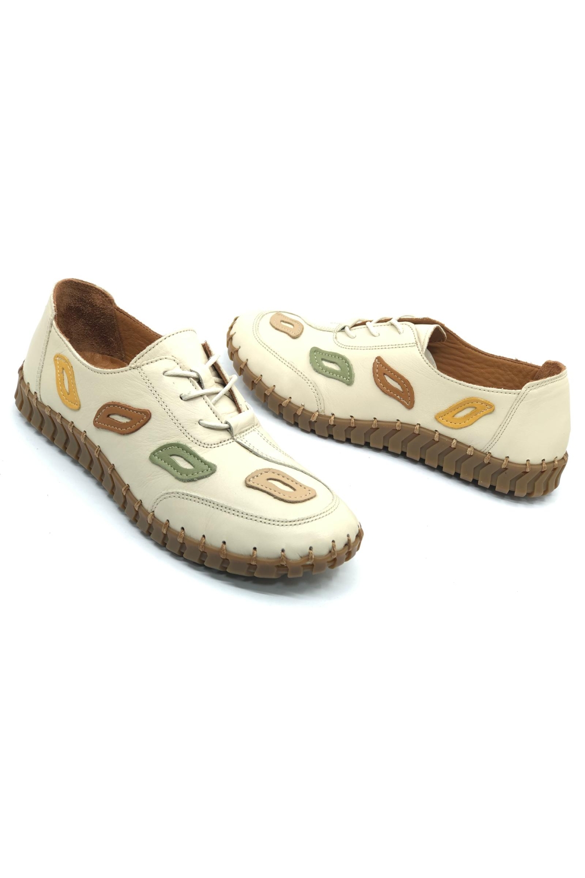 Pulsar Hakiki Deri Ortopedik Kadın Casual Ayakkabı - Görsel 3