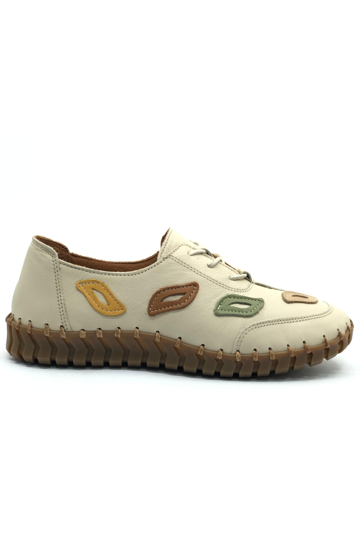 Pulsar Hakiki Deri Ortopedik Kadın Casual Ayakkabı - Görsel 4