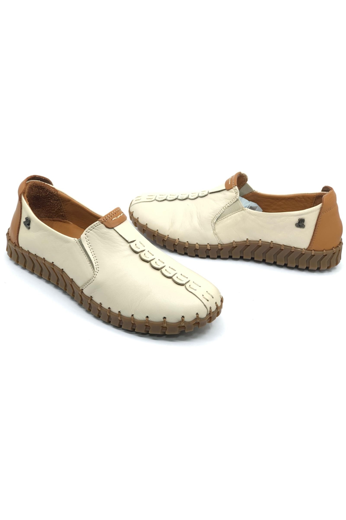 Küllicek Hakiki Deri Ortopedik Kadın Casual Ayakkabı - Görsel 2