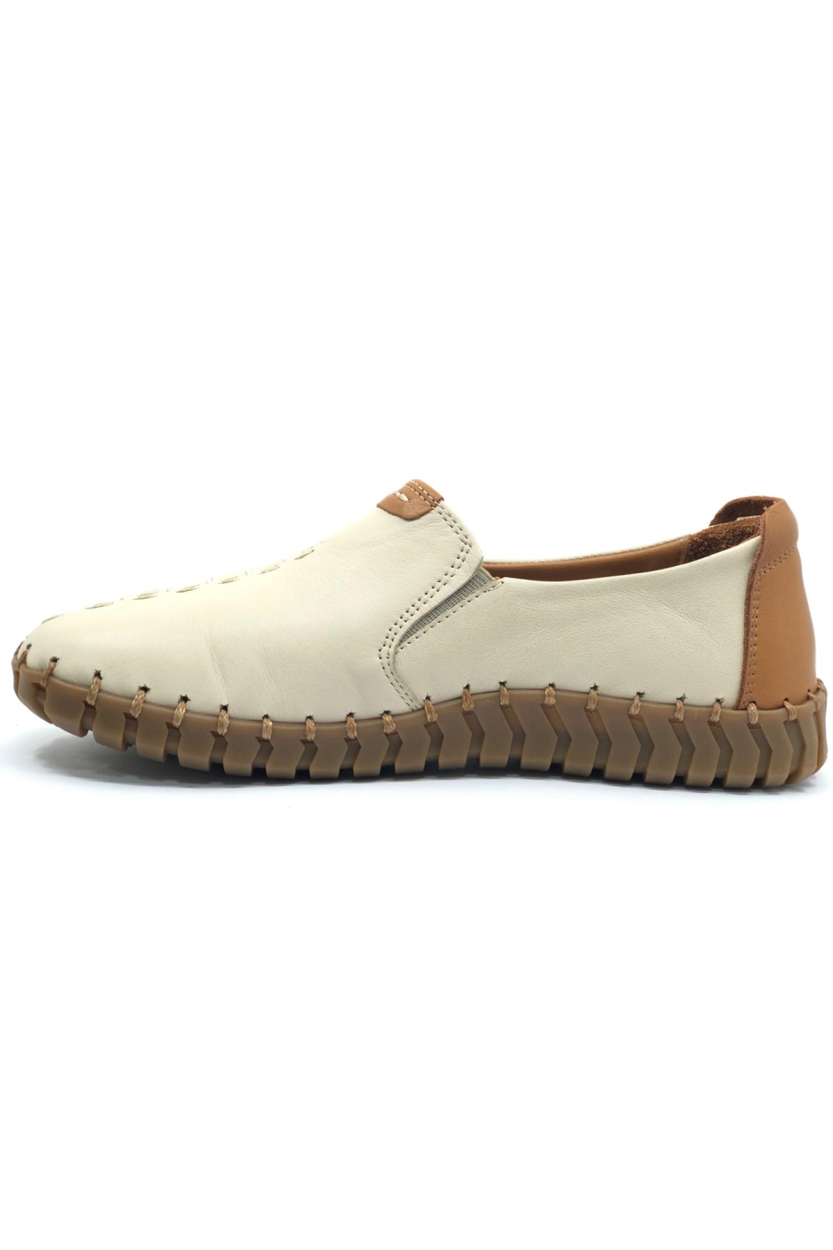 Küllicek Hakiki Deri Ortopedik Kadın Casual Ayakkabı - Görsel 6