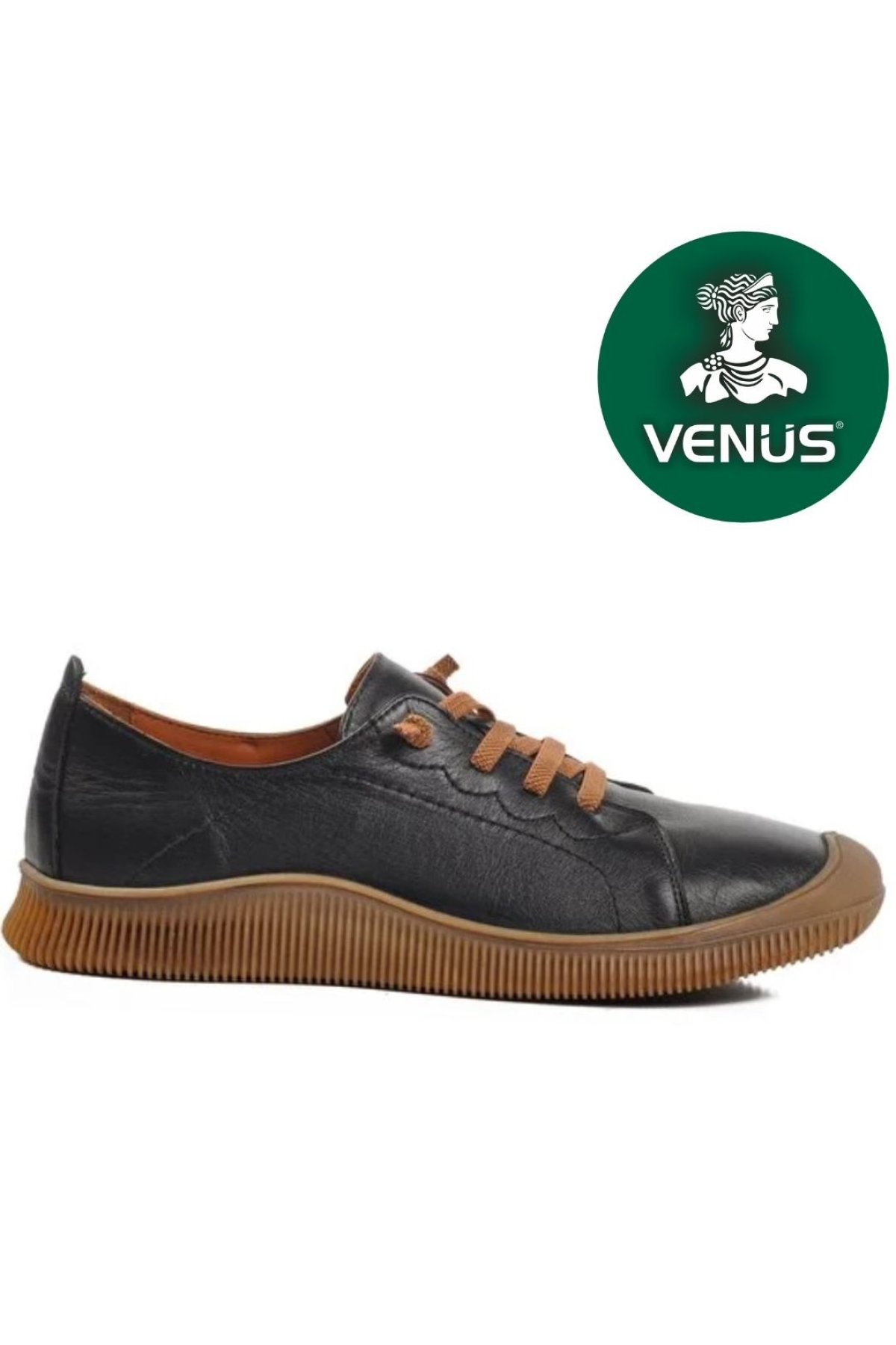 Mako Hakiki Deri Ortopedik Kadın Casual Ayakkabı - Görsel 3