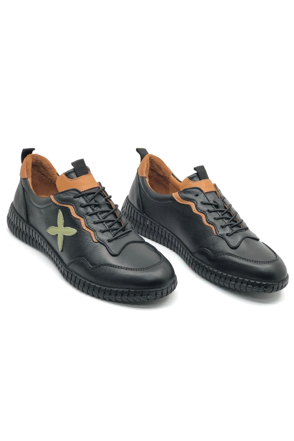 Polen Hakiki Deri Ortopedik Kadın Casual Ayakkabı - Görsel 2