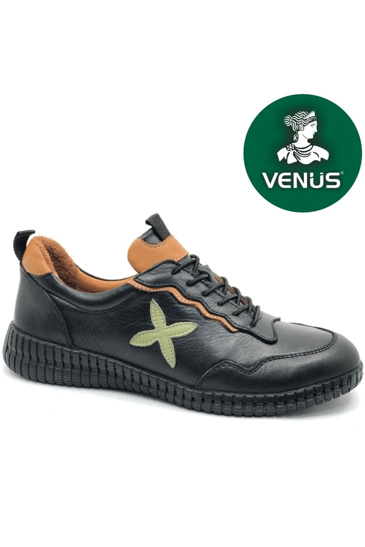 Polen Hakiki Deri Ortopedik Kadın Casual Ayakkabı - Görsel 3