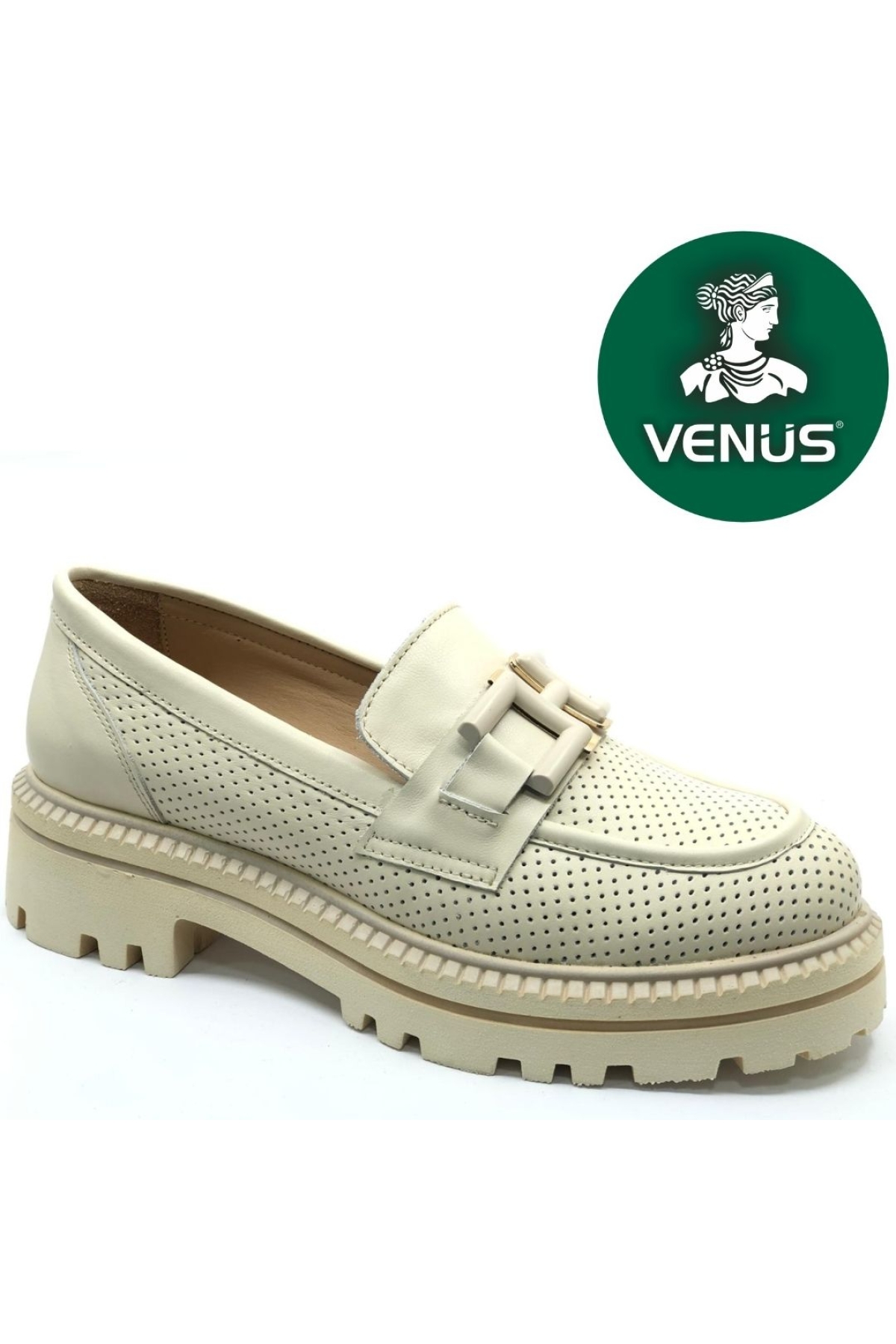 Rigel Hakiki Deri Ortopedik Oxford Kadın Deri Klasik Ayakkabı - Görsel 3