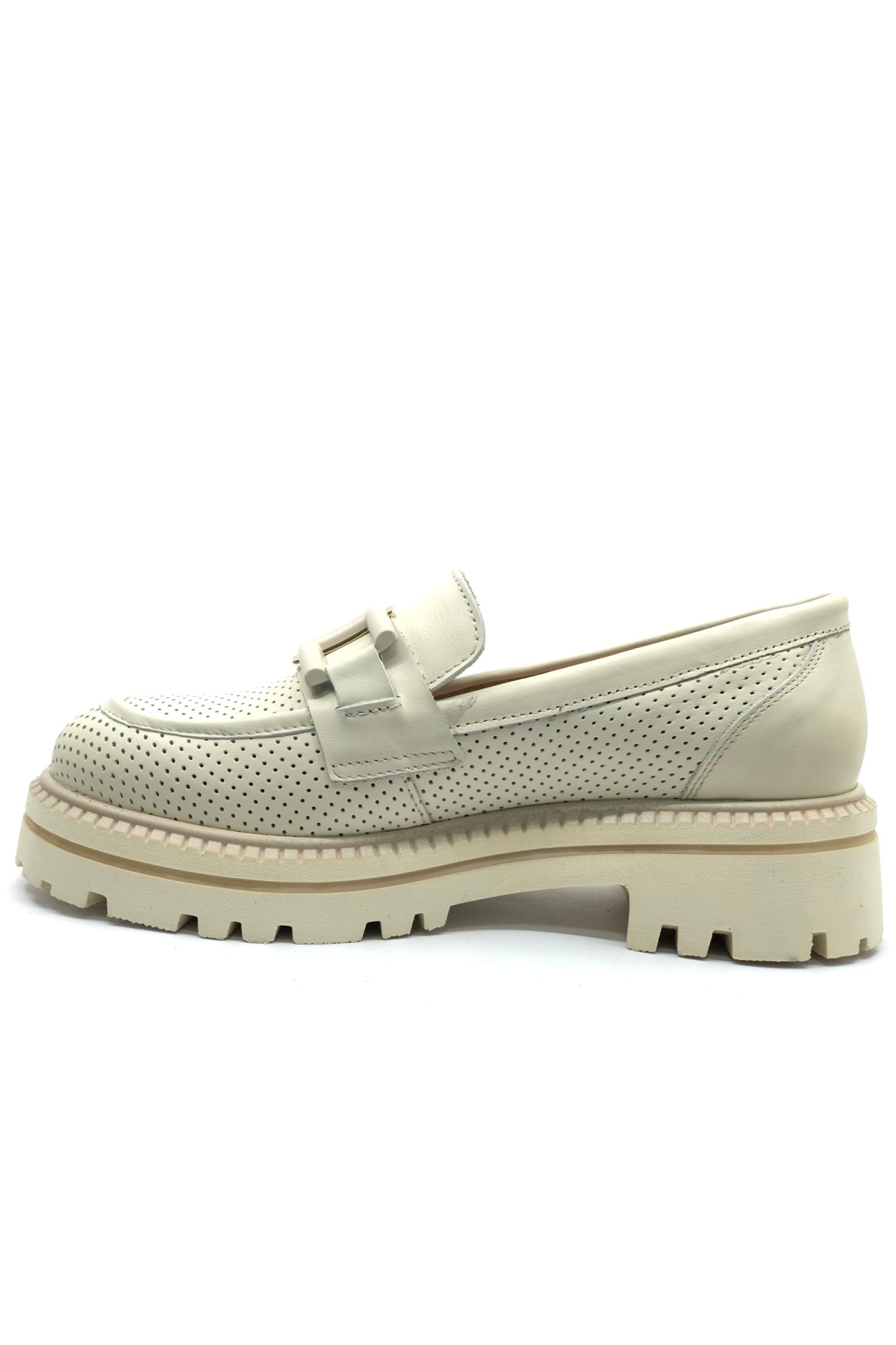 Rigel Hakiki Deri Ortopedik Oxford Kadın Deri Klasik Ayakkabı - Görsel 6