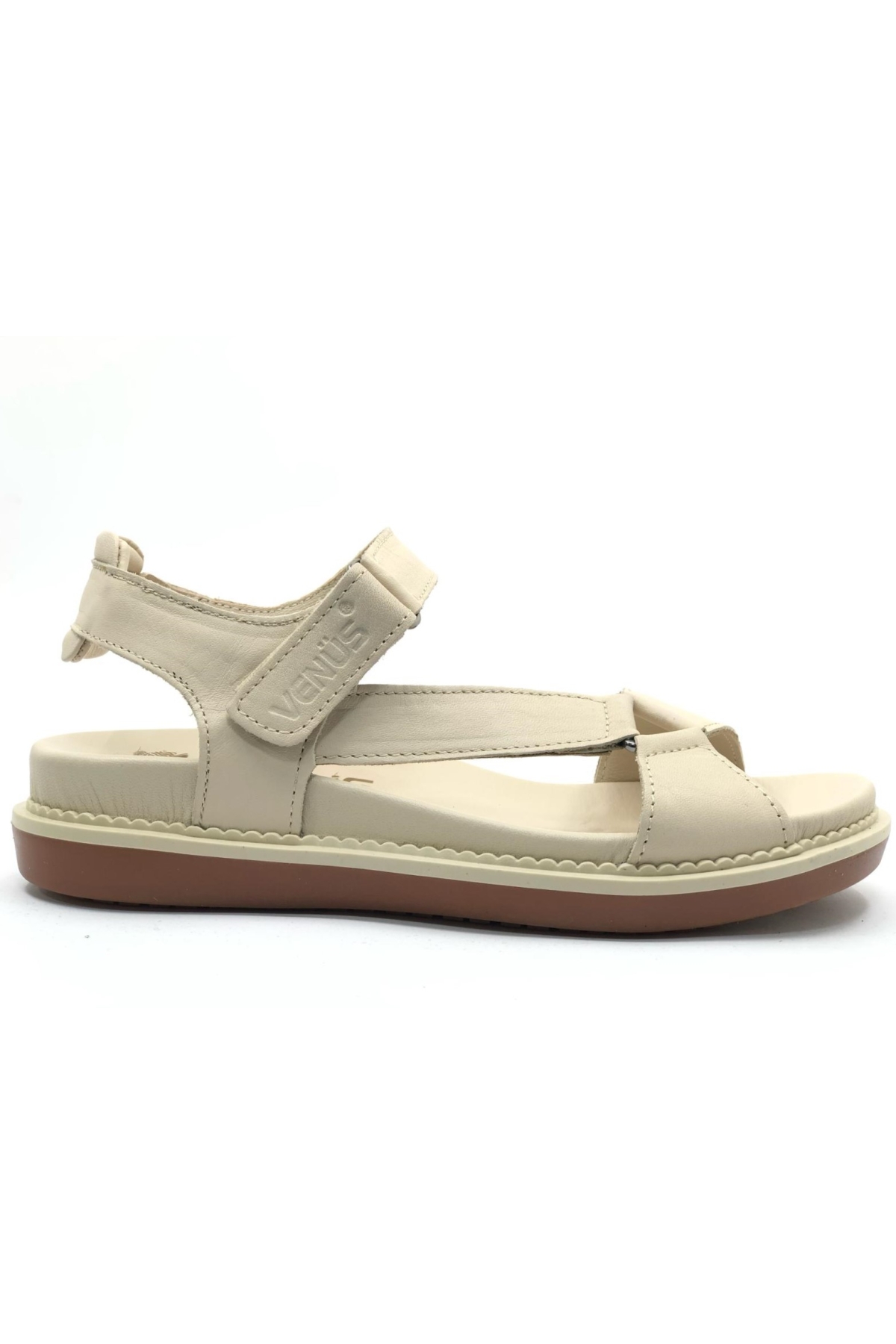Sisu Hakiki Deri Comfort Ortopedik Kadın Sandalet - Görsel 2