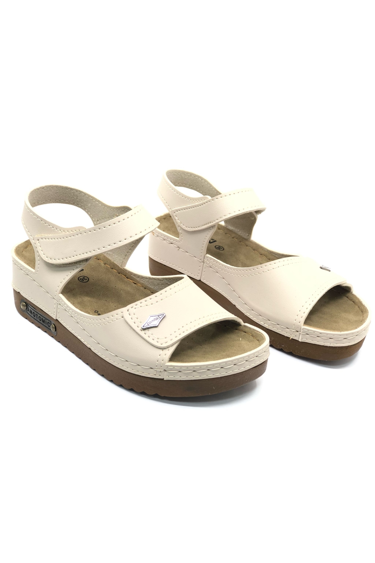 07-109 D.r Tavsiyeli Ortapedik Kadın Sandalet - Görsel 3