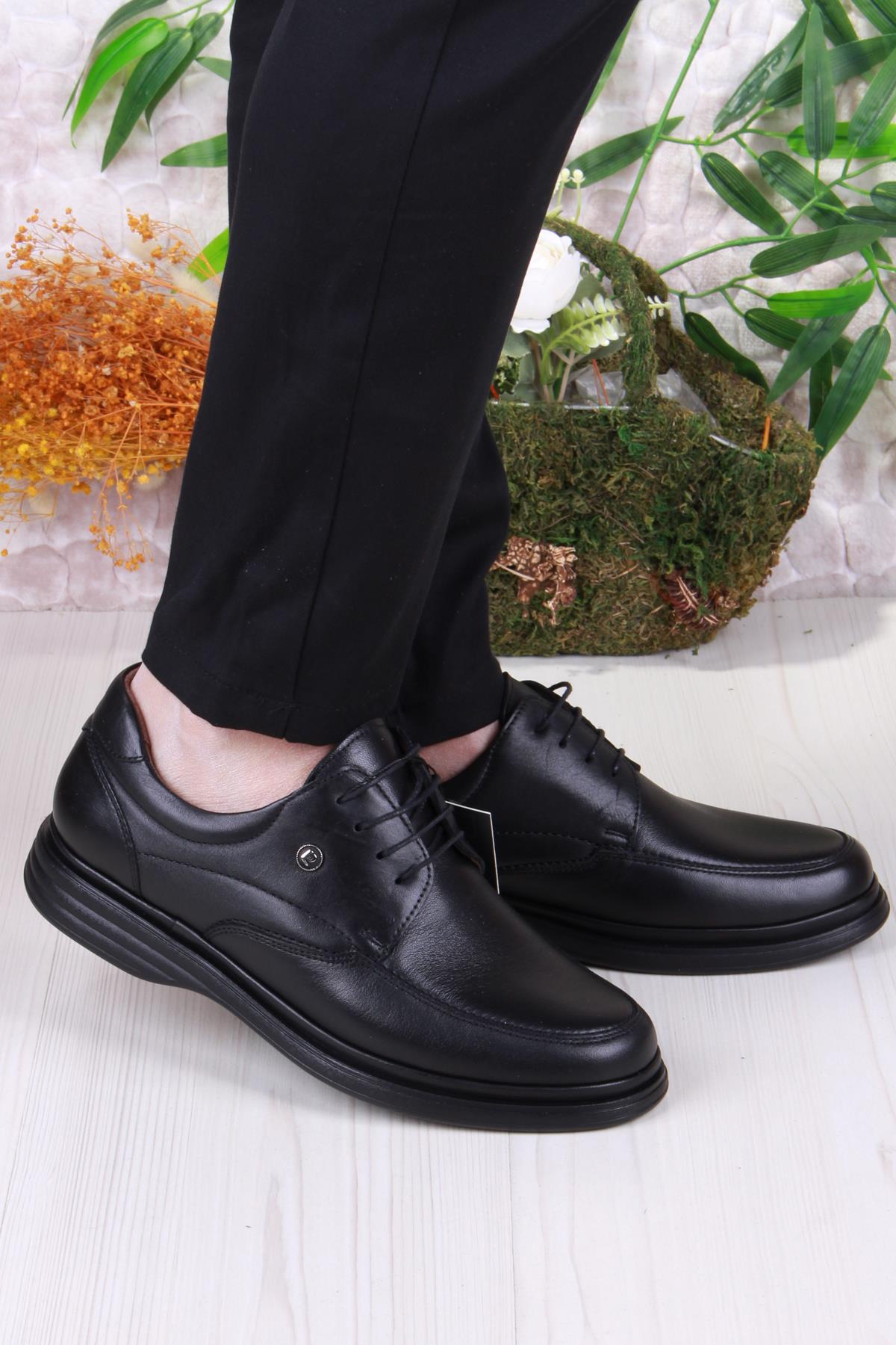 146208 Comfy Orijinal Ürün Rahat Yumuşak Hakiki Deri Erkek Ayakkabı - Görsel 3