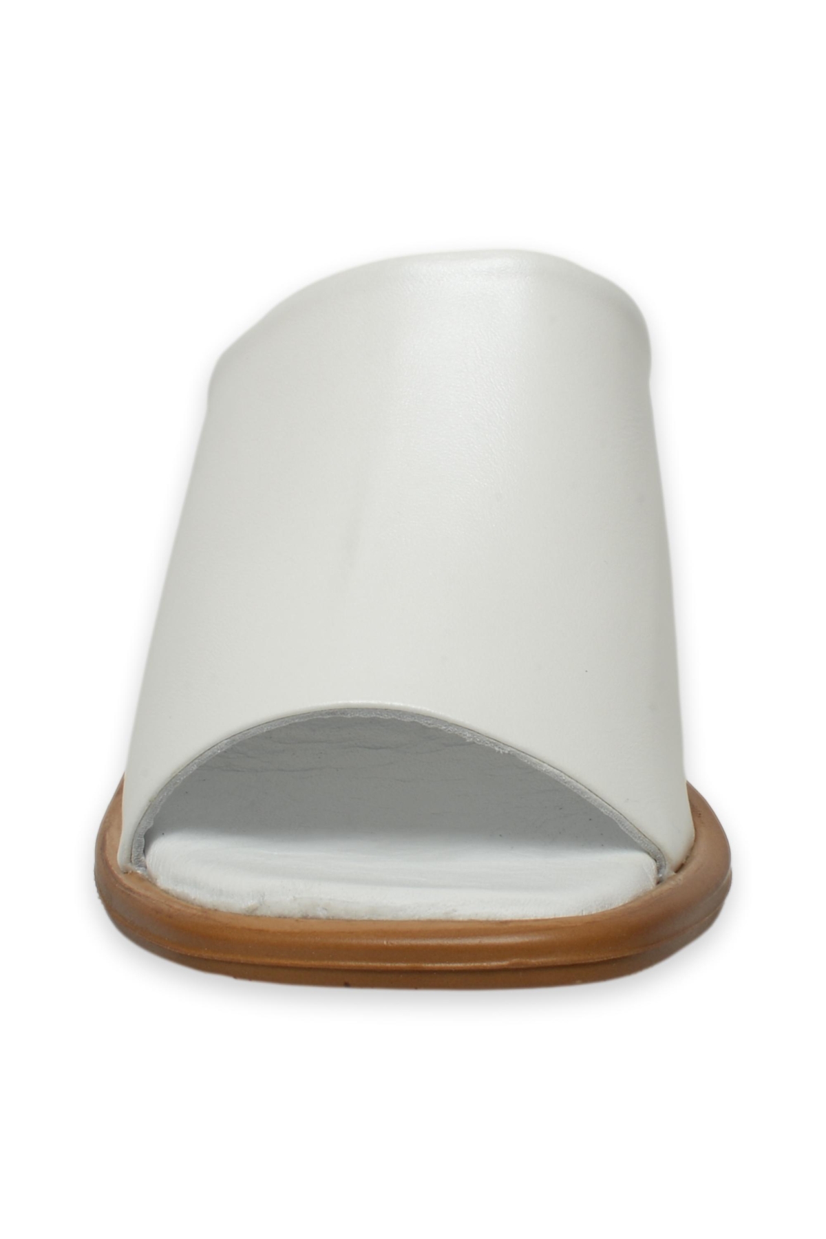 D25Yt-1555Z Günlük Beyaz Kadın Terlik - Görsel 4