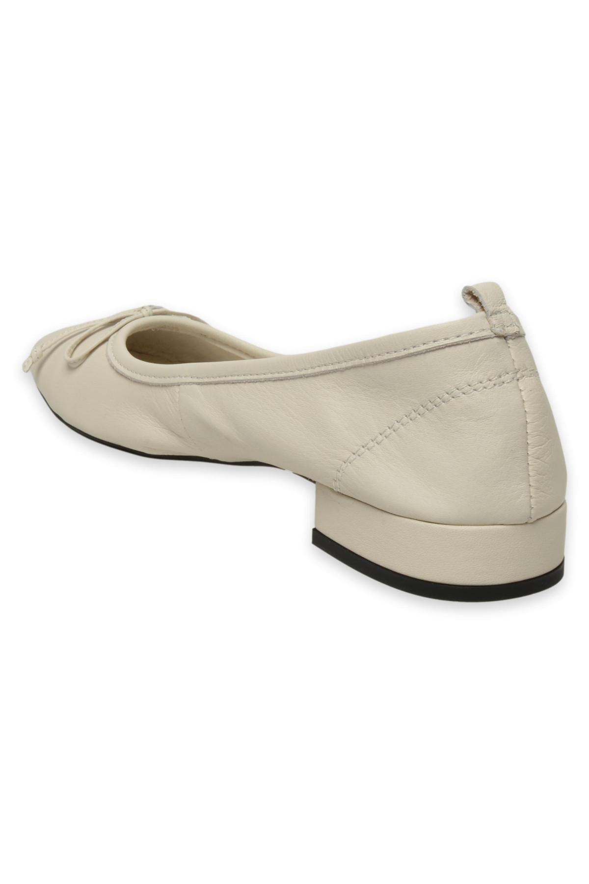 D25Ya-810Z Günlük Krem Kadın Babet - Görsel 5