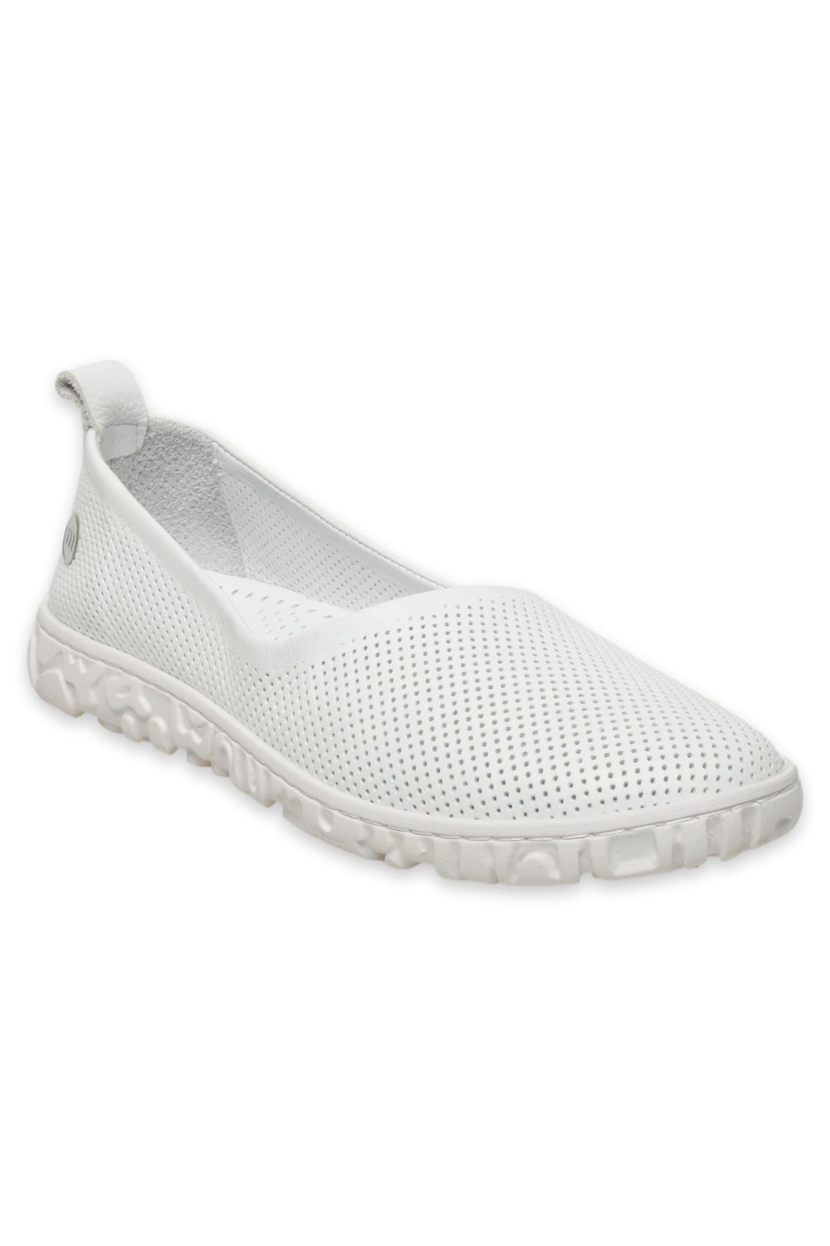 D25Ya-105Z Günlük Beyaz Kadın Babet - Görsel 2