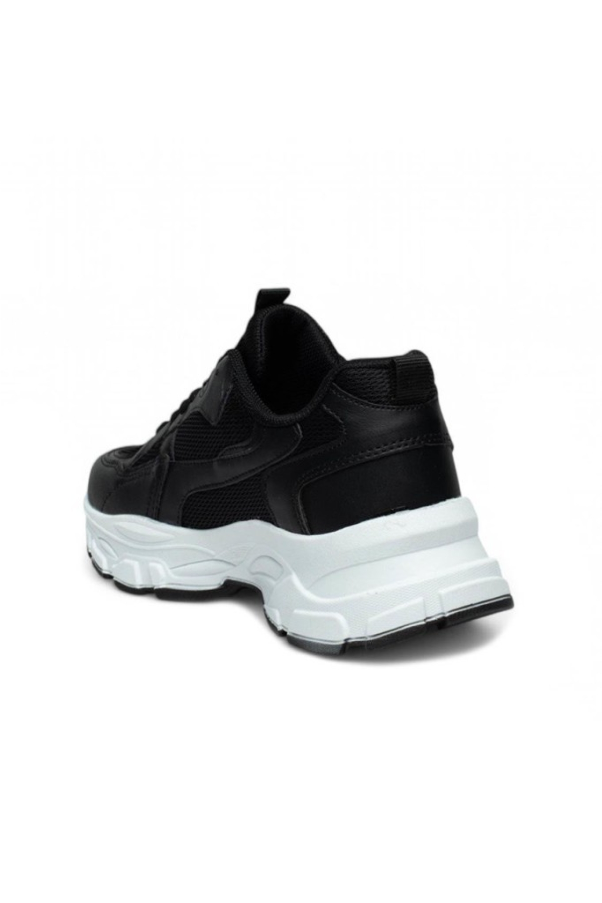 9953-25 Deri Anorak Anatomik Sneaker Siyah Beyaz 36-40 - Görsel 4