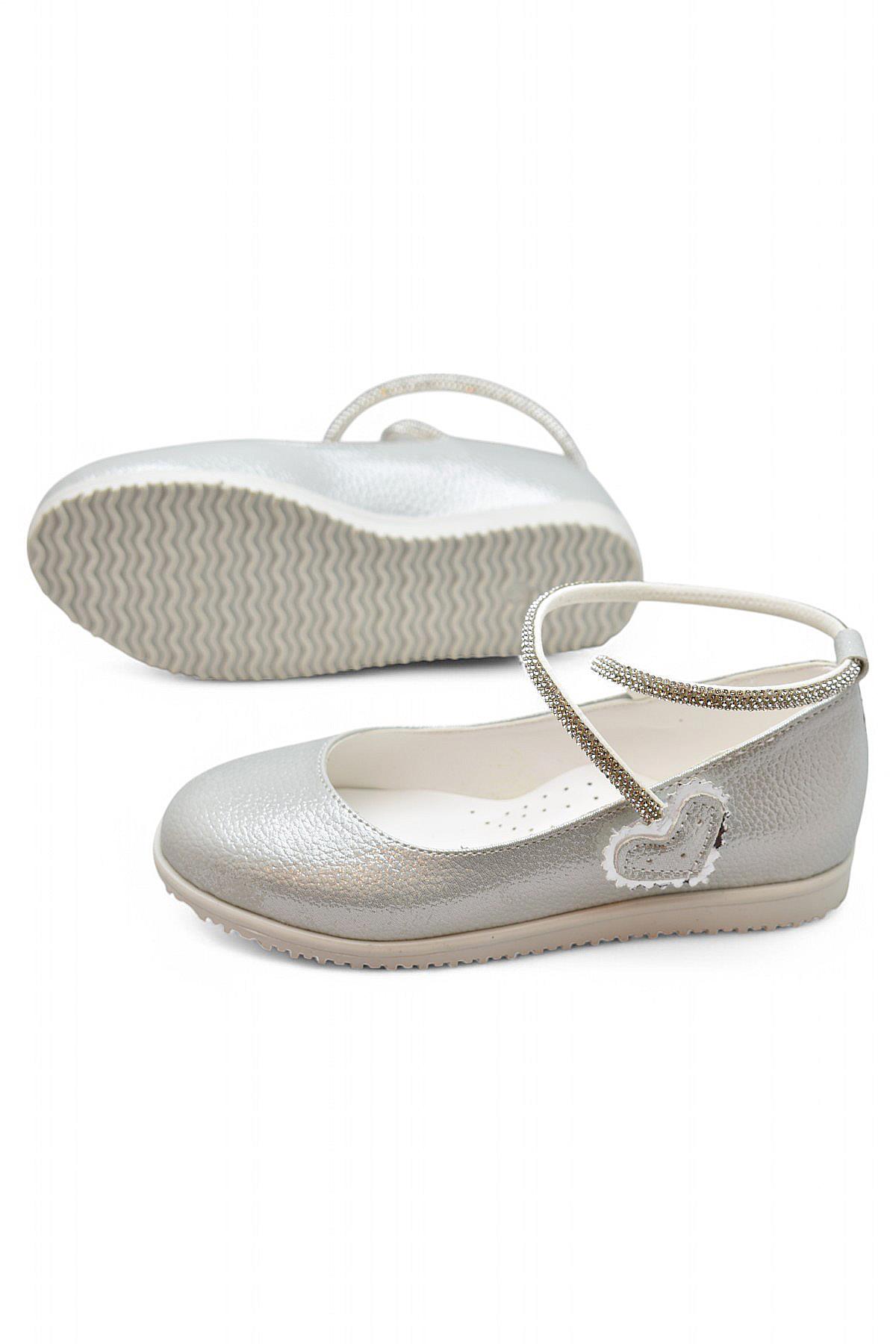 2025 Rahat Taban Cırtlı Kız Çocuk Babet Ayakkabı Düğün Abiye Nişan Ev Babeti - Görsel 6